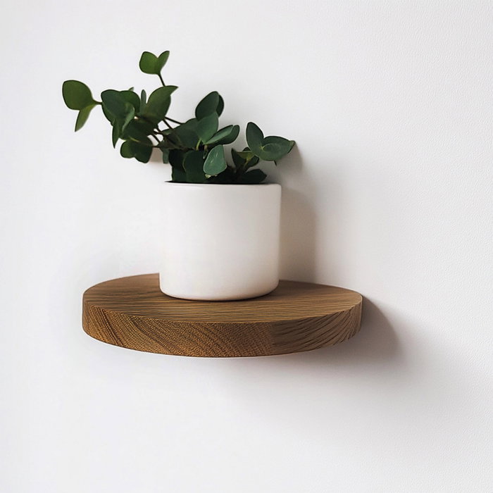 Hanah Home Conjunto de 3 Estantes de Pared de Madera Decorativos Hanah Home Conjunto de 3 Estantes de Pared de Madera Decorativos